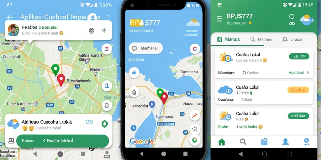Tampilan antarmuka BPJS777 yang jelas dan informatif untuk prediksi cuaca.