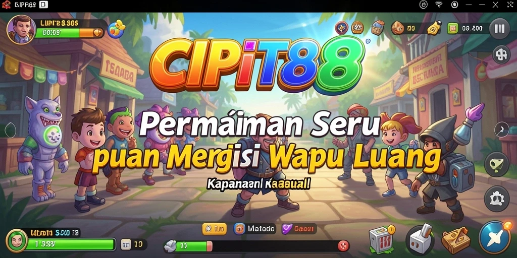 Screenshot game CIPIT88 menampilkan antarmuka yang cerah dan ramah pengguna.
