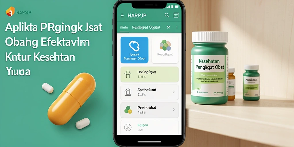 Antarmuka aplikasi Pengingat Obat HARAPJP yang intuitif dan user-friendly.