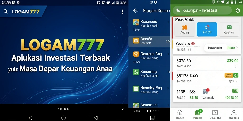 Tampilan antarmuka LOGAM777 yang modern dan fungsional.