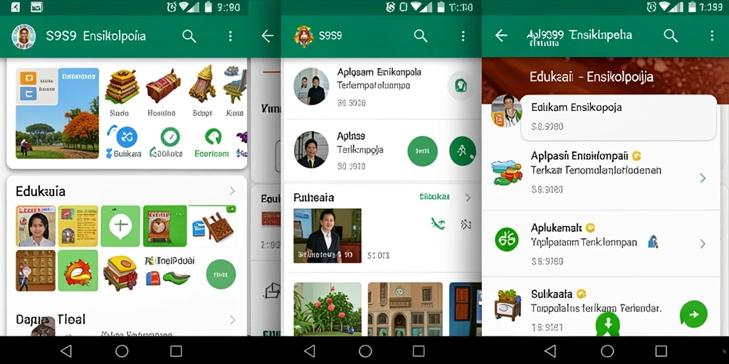 Antarmuka S9S9 yang menarik dan informatif.
